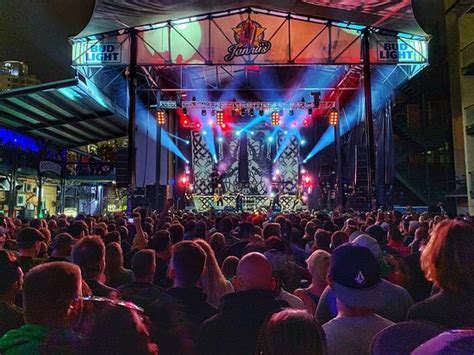 St petersburg jannus live - Jannus Live (originally known as Jannus Landing) is an outdoor music venue in St. Petersburg, Florida. Located in the Downtown St. Petersburg Historic District , the courtyard venue has hosted numerous concerts for local and mainstream artists. [1] 